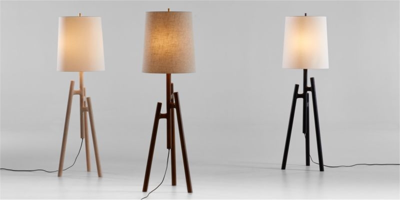 Lockeland Natural Wood Tripod Floor Lamp 67" - Image 2