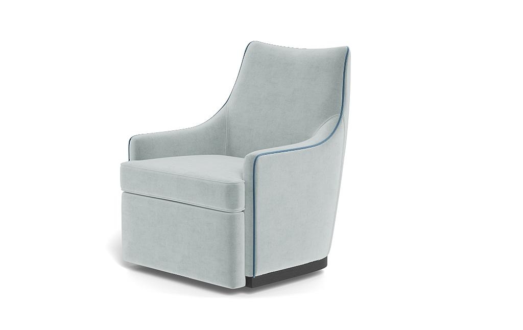 Kingsley Swivel Chair with Contrast Piping - Image 2