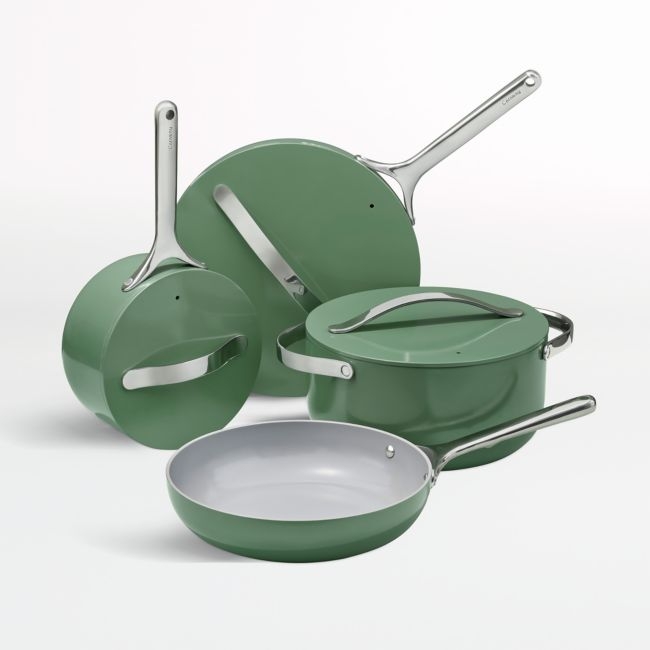 Caraway ® Sage Ceramic Non-Stick 12-Piece Cookware Set - Image 0