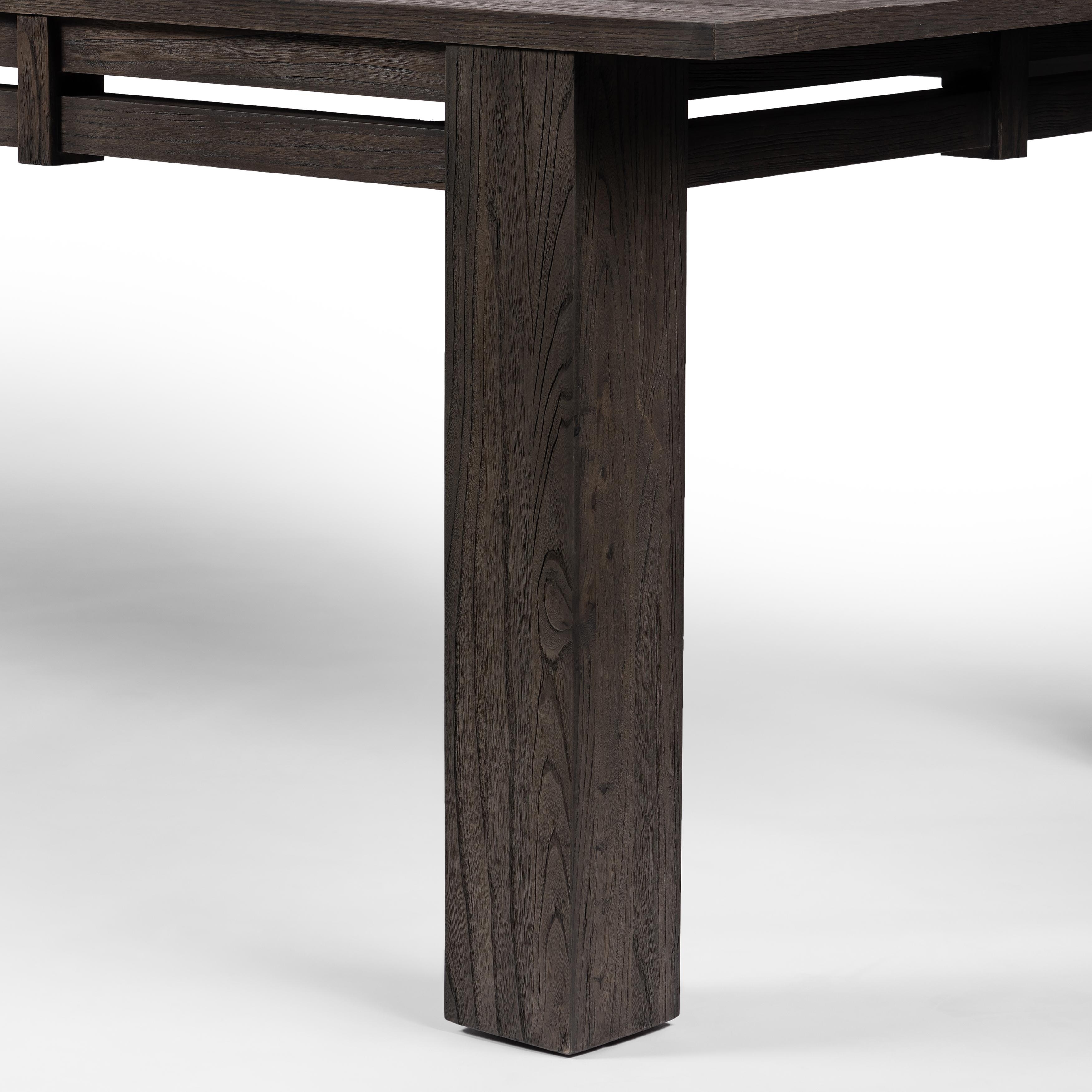 Willow Dining Table-Weathered Elm - Image 5