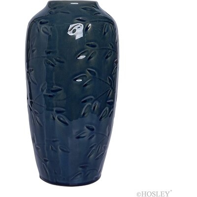 Blue 11" Porcelain Table Vase - Image 0