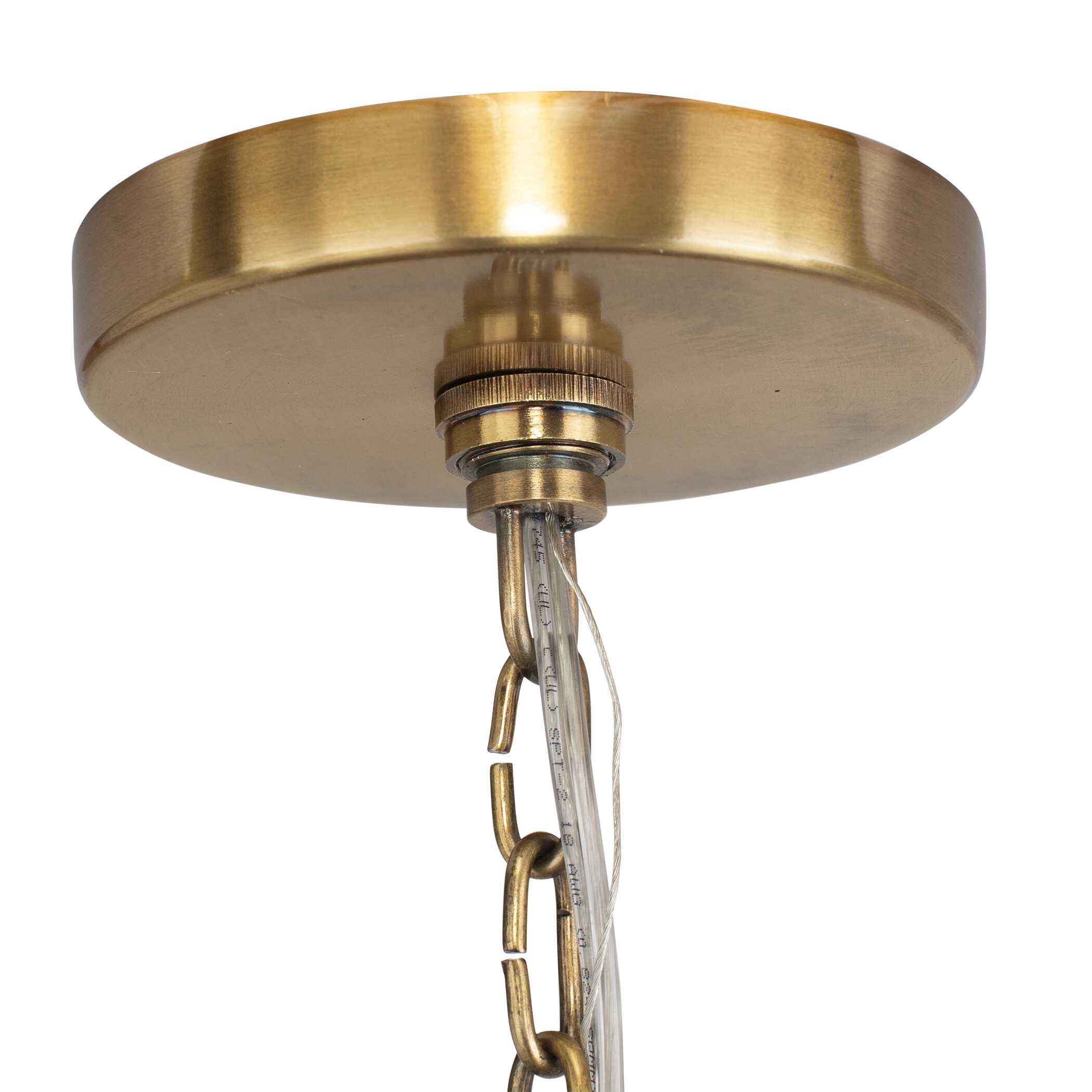 Crocker Brass 1 Light Mini Pendant - Image 8