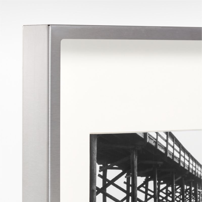 Brushed Silver 4x6 Picture Frame - Image 6