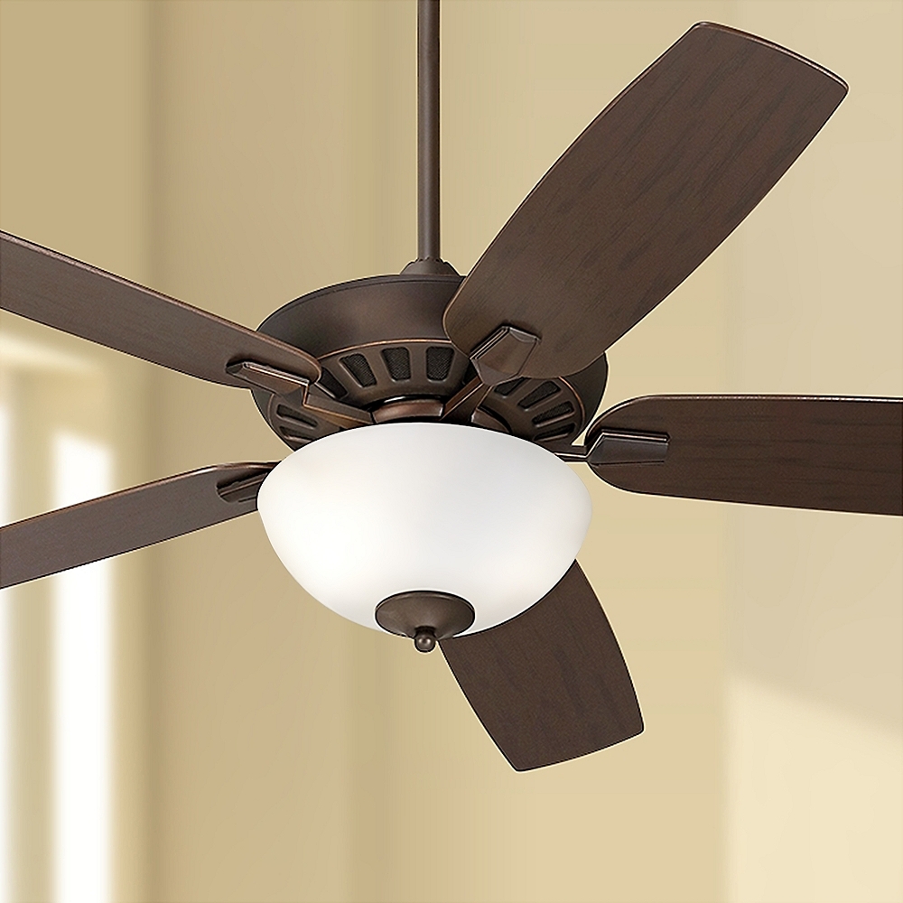 52" Journey Bronze and Alabaster Energy Star LED Ceiling Fan - Style # 71X57 - Image 0