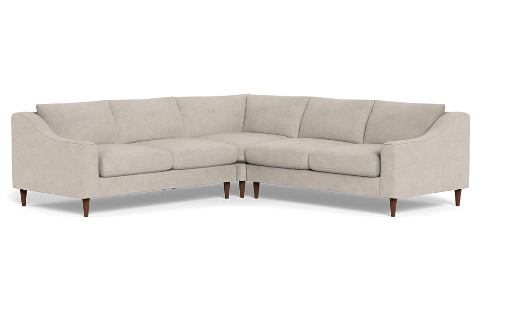 Saylor Slope Arm Corner 4-Seat Sectional Sofa - Image 2
