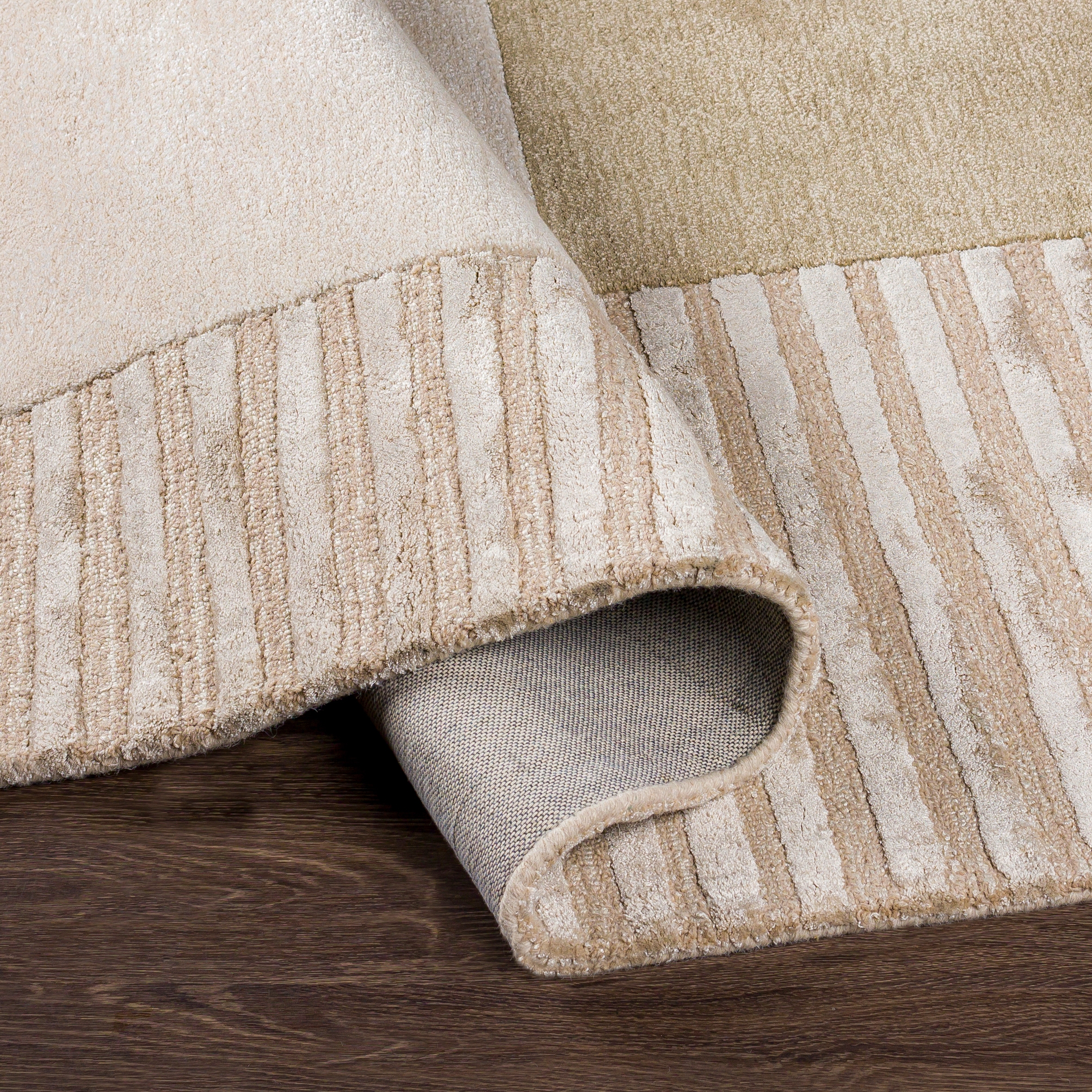 Glasgow Beige Indoor 8'10" x 12' Handmade Rug - Image 3