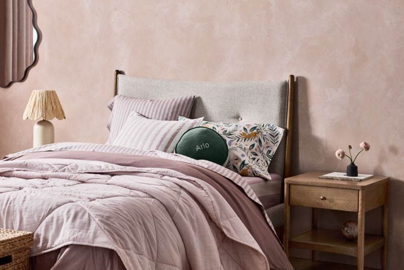 Hampshire Natural Upholstered Kids Full Bed - Image 1
