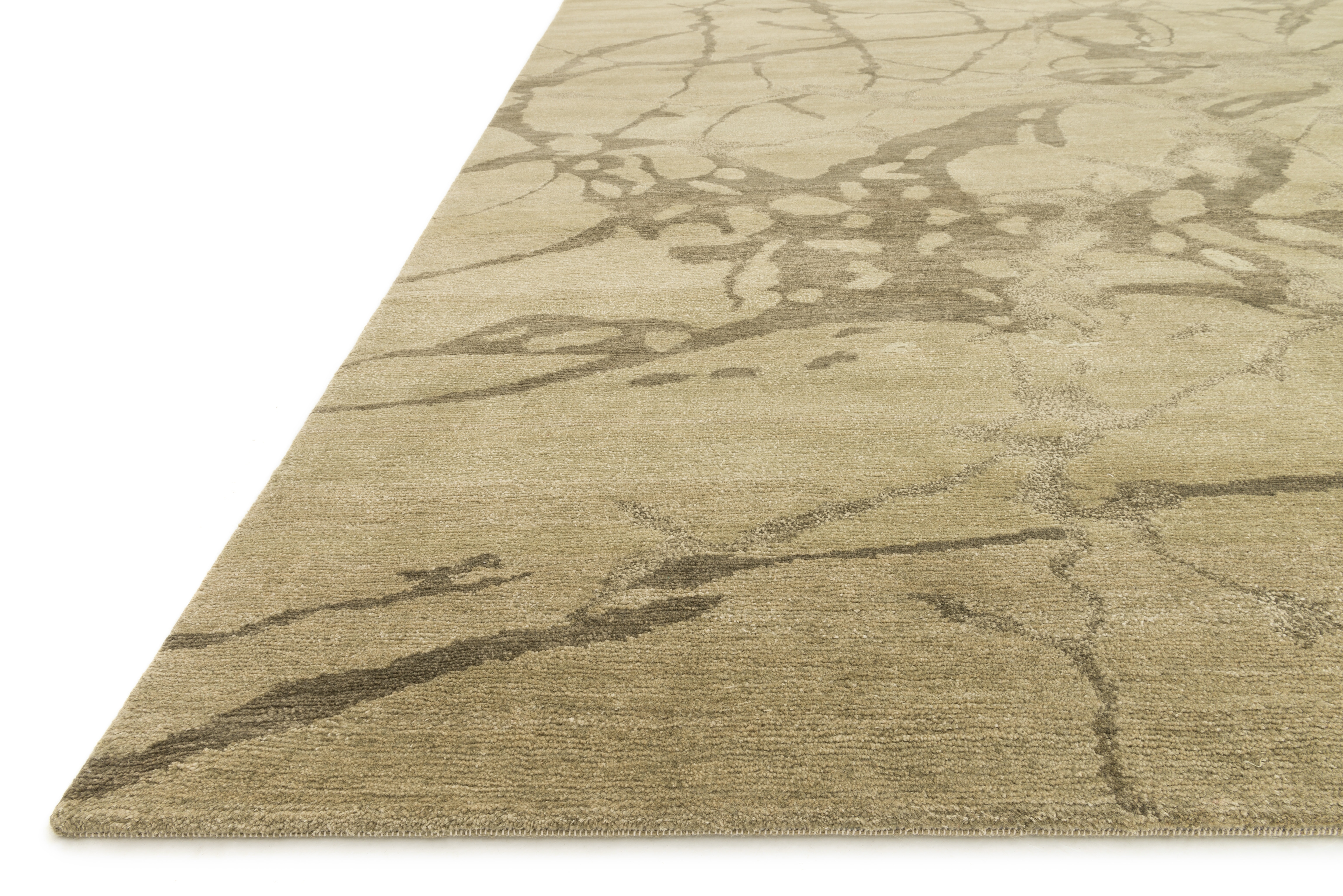 Loloi Hermitage HE-13 Beige / Ash 7'-9" x 9'-9" - Image 1