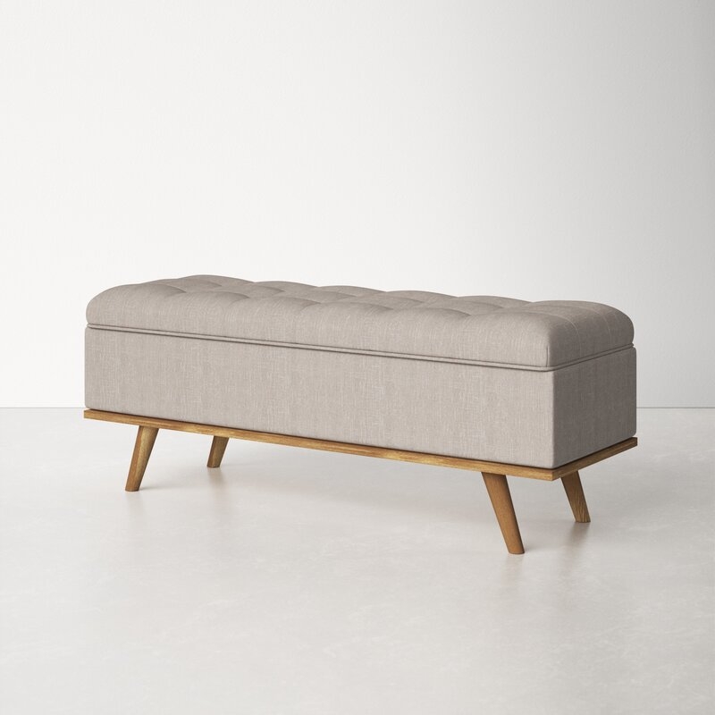 Davina Upholstered Flip Top Storage Bench - Image 5