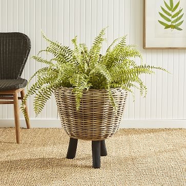 Woven Dry Basket Planter, Small - Image 3