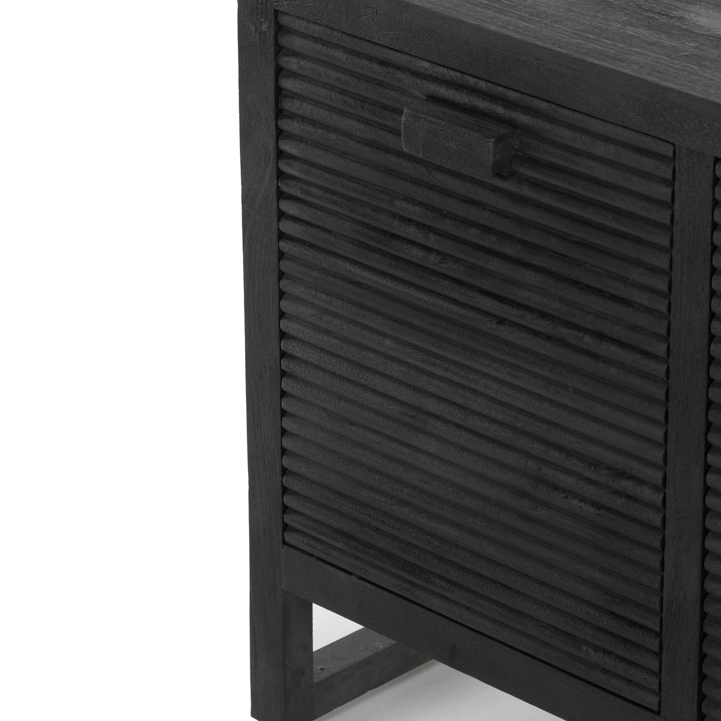 Lorne Media Console - Dark Totem Mango Solid - Image 10