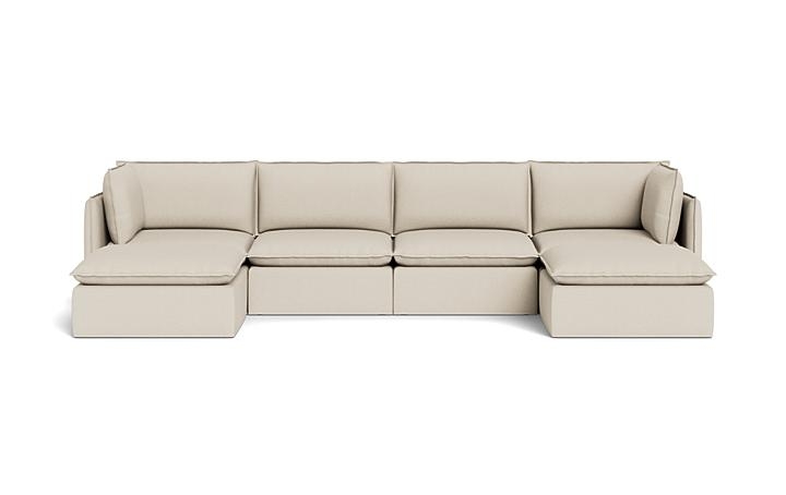 Josie Slipcovered Modular U-Shaped Sectional - Image 0