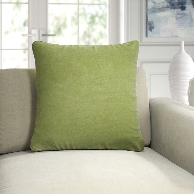 D.V. Kap Hummer Throw Pillow Color: Lime - Image 0