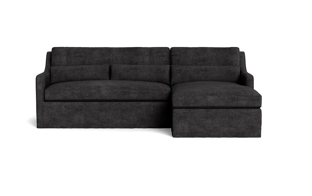 Ella Slipcovered 3-Seat Right Chaise Sectional - Image 0