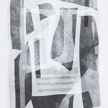 Black Tone Forms By Dan Hobday, Painting, Grey, Medium - Image 2