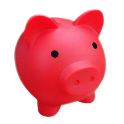 Creative Piggy Piggy Bank For Children Gift ,Decorative (Fleshcolor )Size L - Image 0