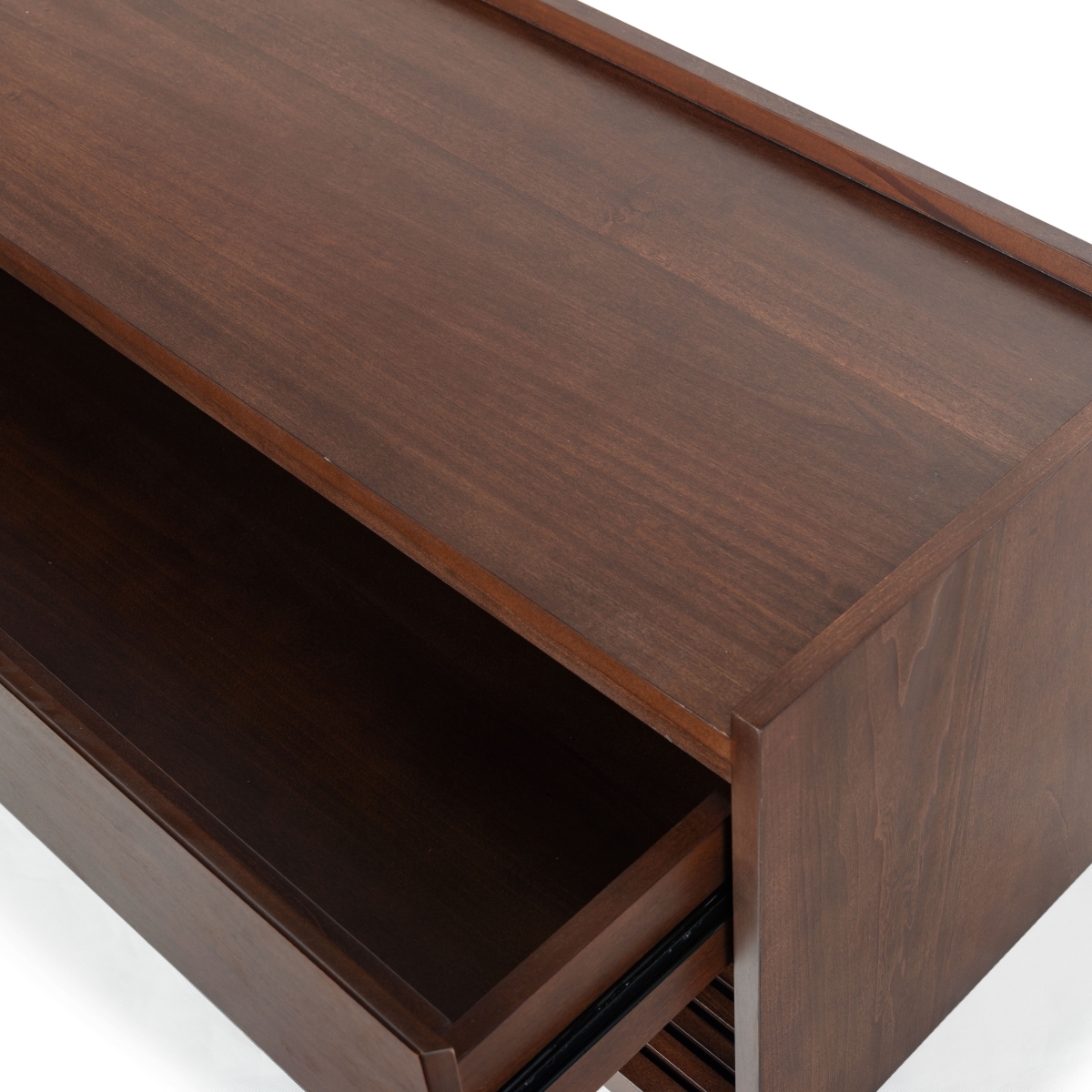 Petrabella Wood Hall Tree - Walnut/Black - Image 5