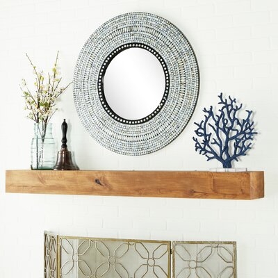 Dement Shell Inlay Coastal Accent Mirror - Image 0
