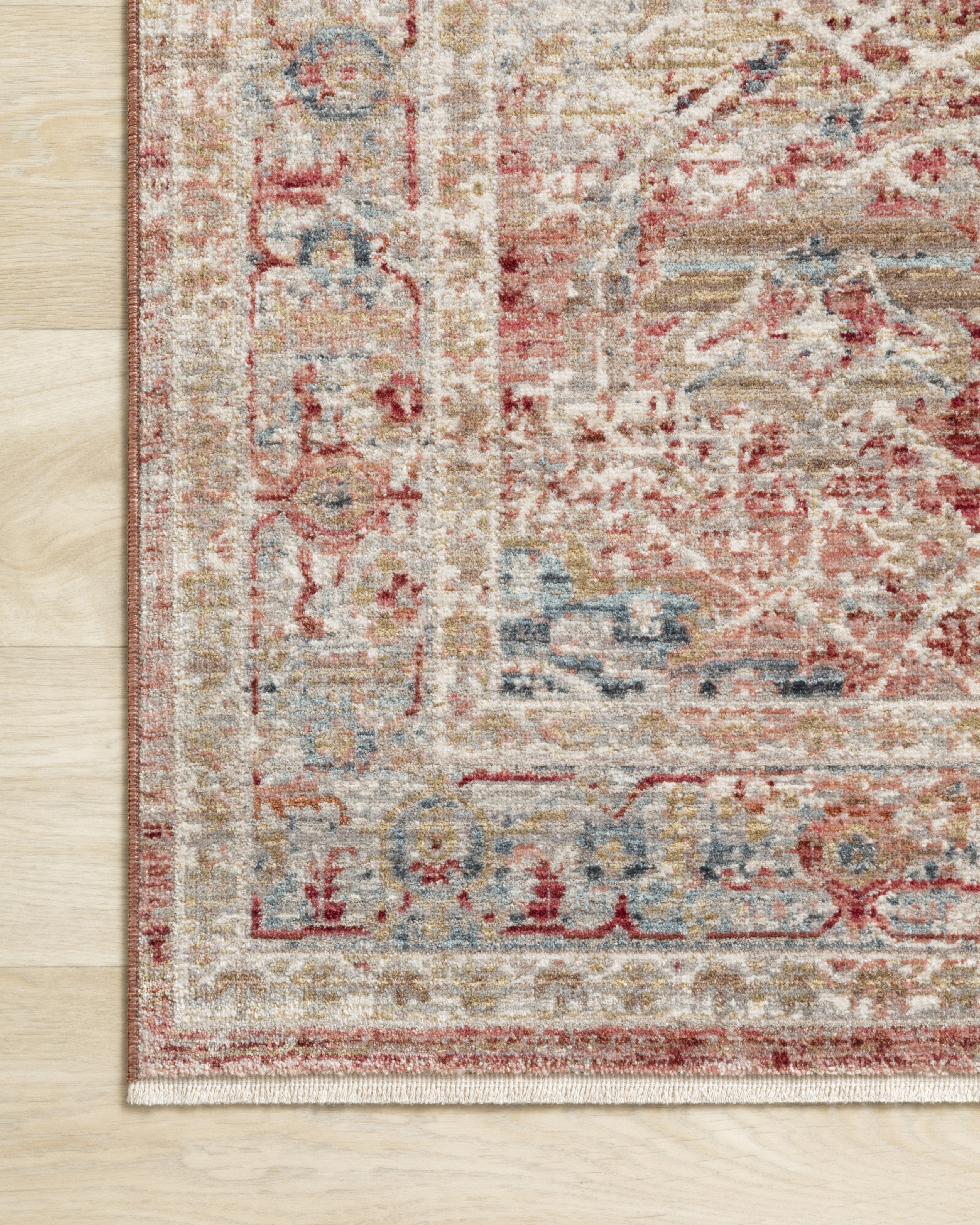 Loloi Claire CLE-01 Red / Ivory 11'-6" x 15'-7" - Image 1