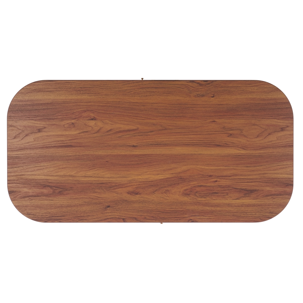 Tealla Coffee Table - Walnut / Gold - Safavieh - Image 6