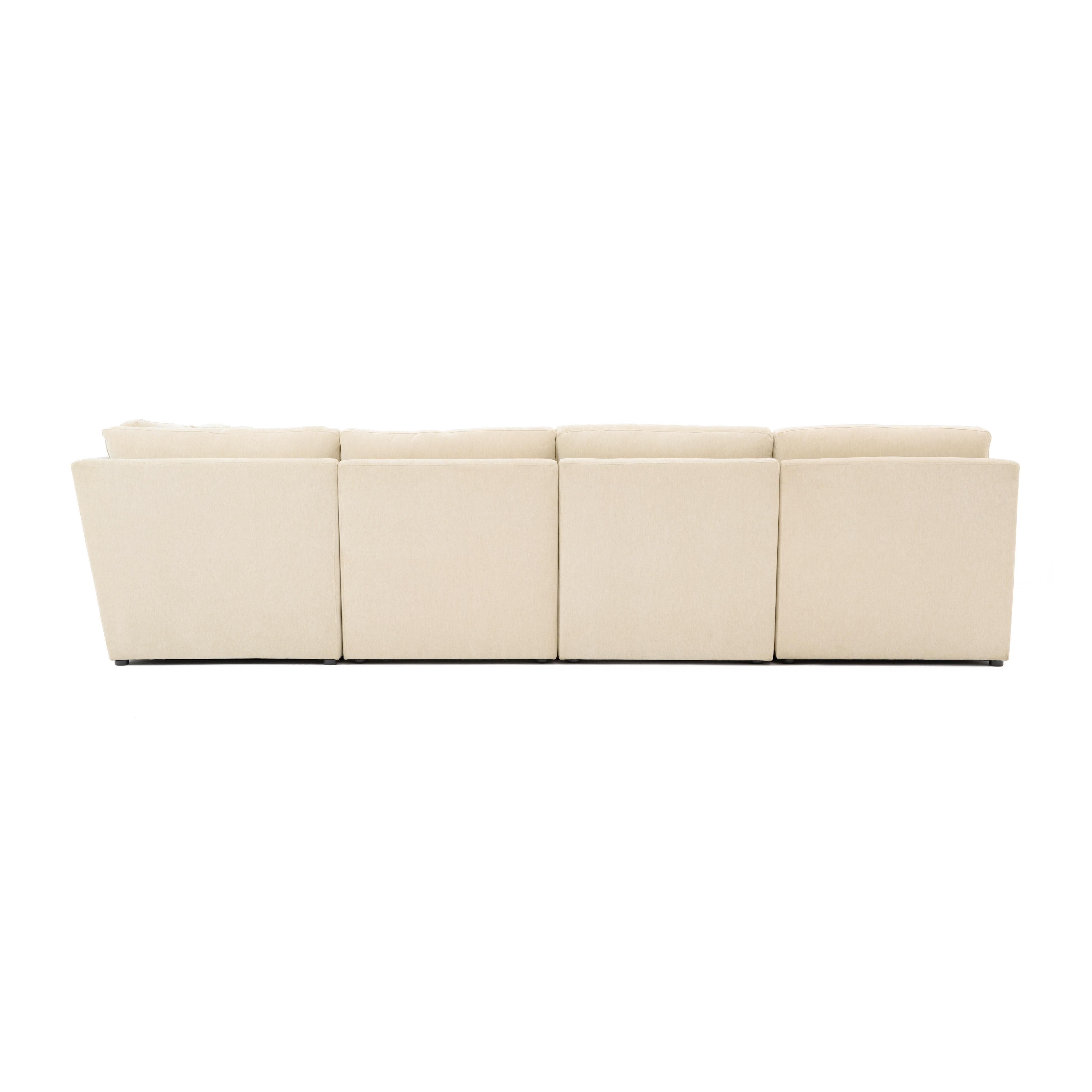 Aiden Beige Modular Large Chaise Sectional - Image 2