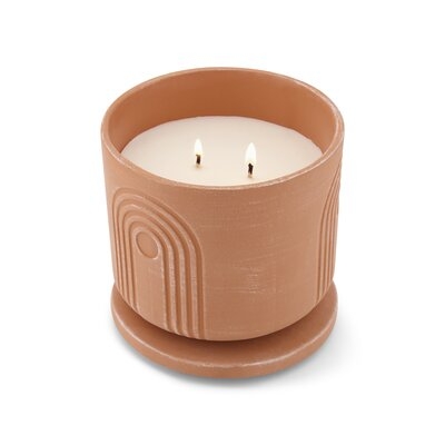 Daily Starters Terracotta Glow And Grow Floral Plant Scented Designer Candle - Image 0