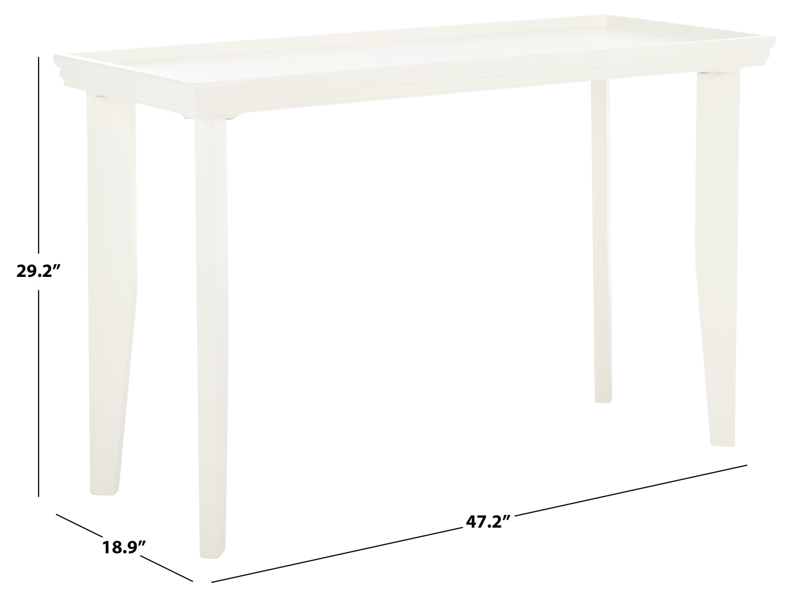 Naios Console Table - Ivory - Safavieh - Image 7