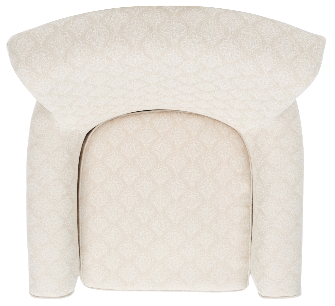 Hazina Chair - Beige / Flower - Safavieh - Image 5