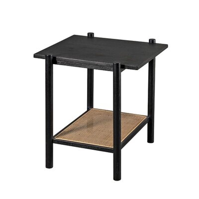 Ibanez Matte Black Nightstand (21.7 In H. X 20.1 In W. X 20.1 In D.) - Image 0