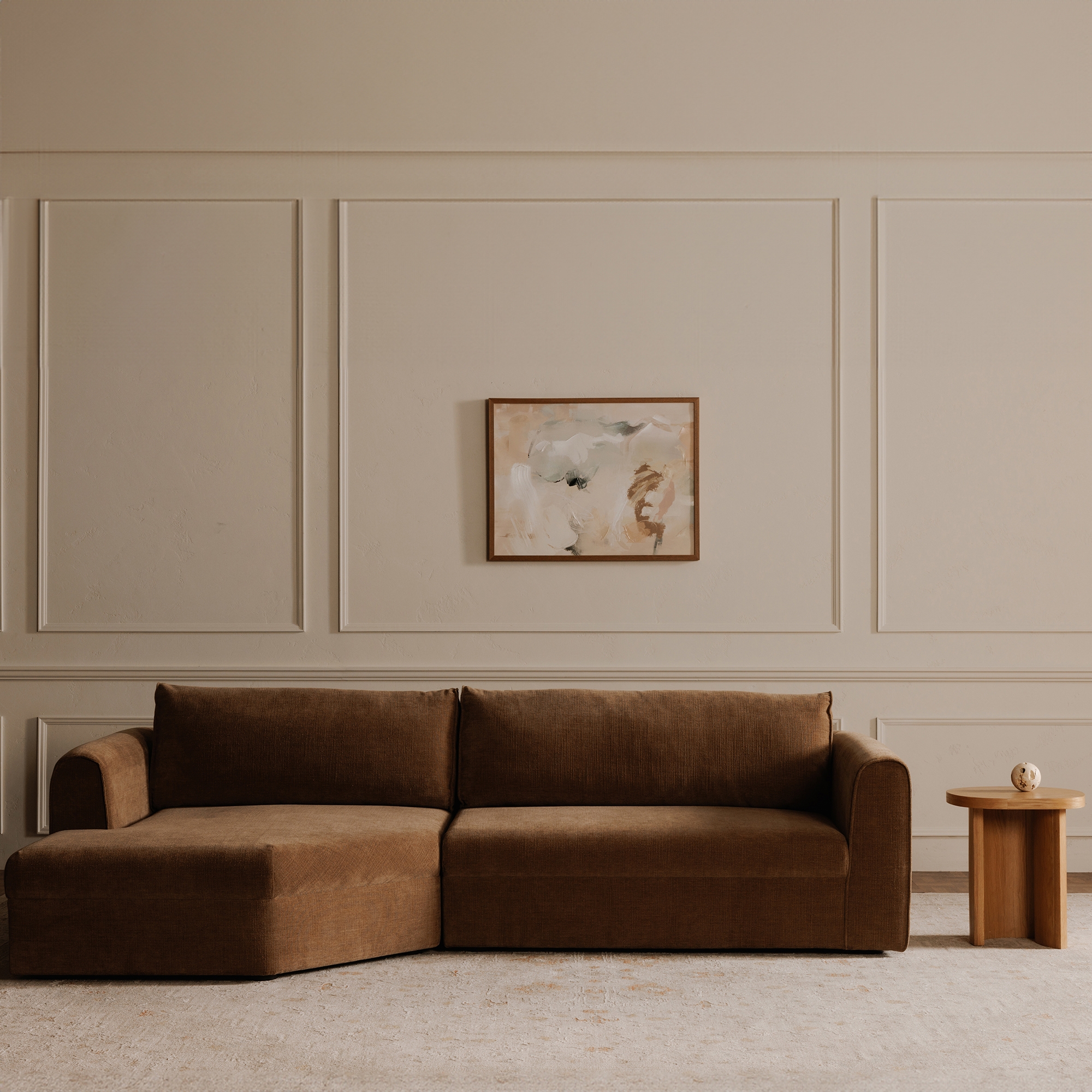 Madrid Right Sectional Taupe - Image 7
