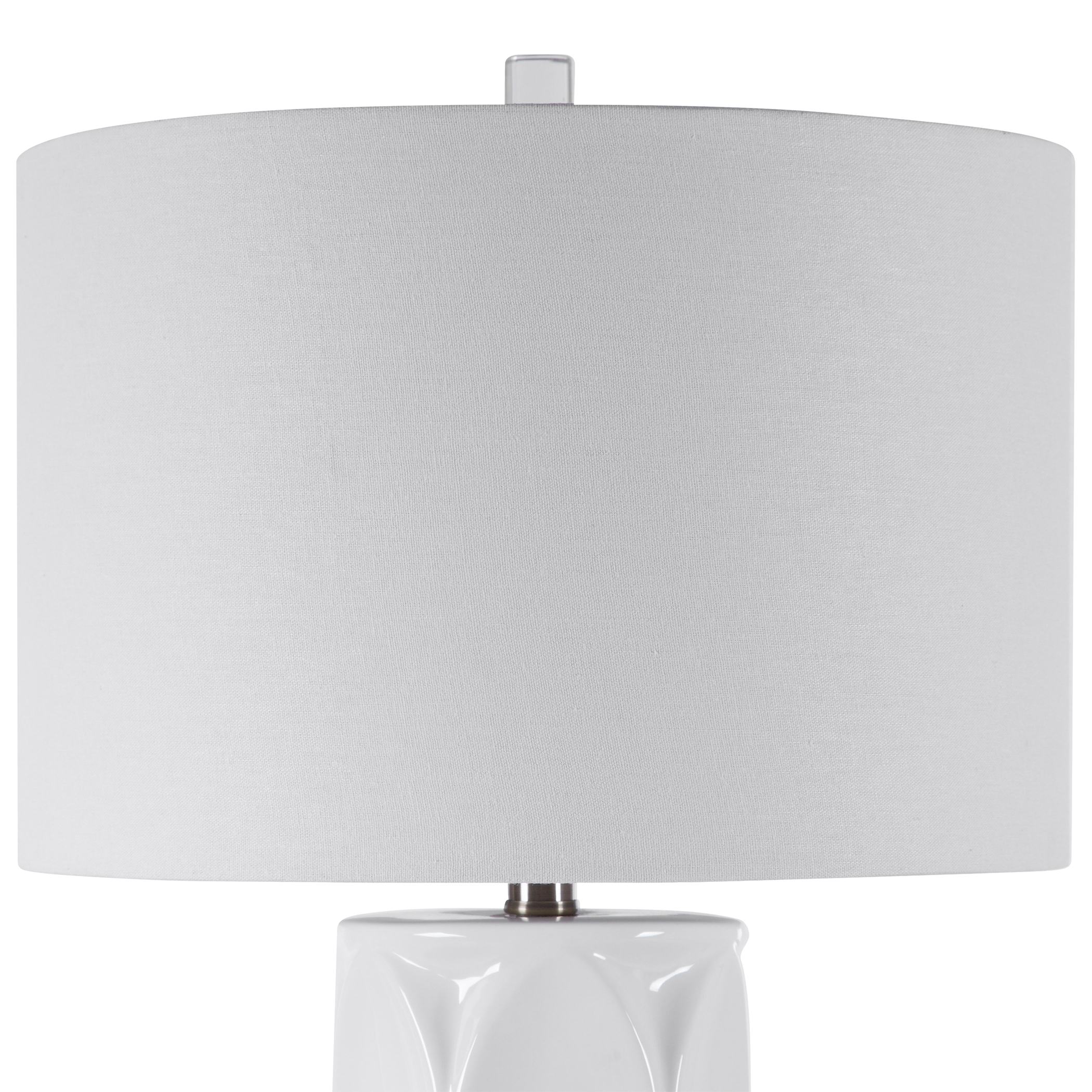 Sinclair White Table Lamp - Image 4
