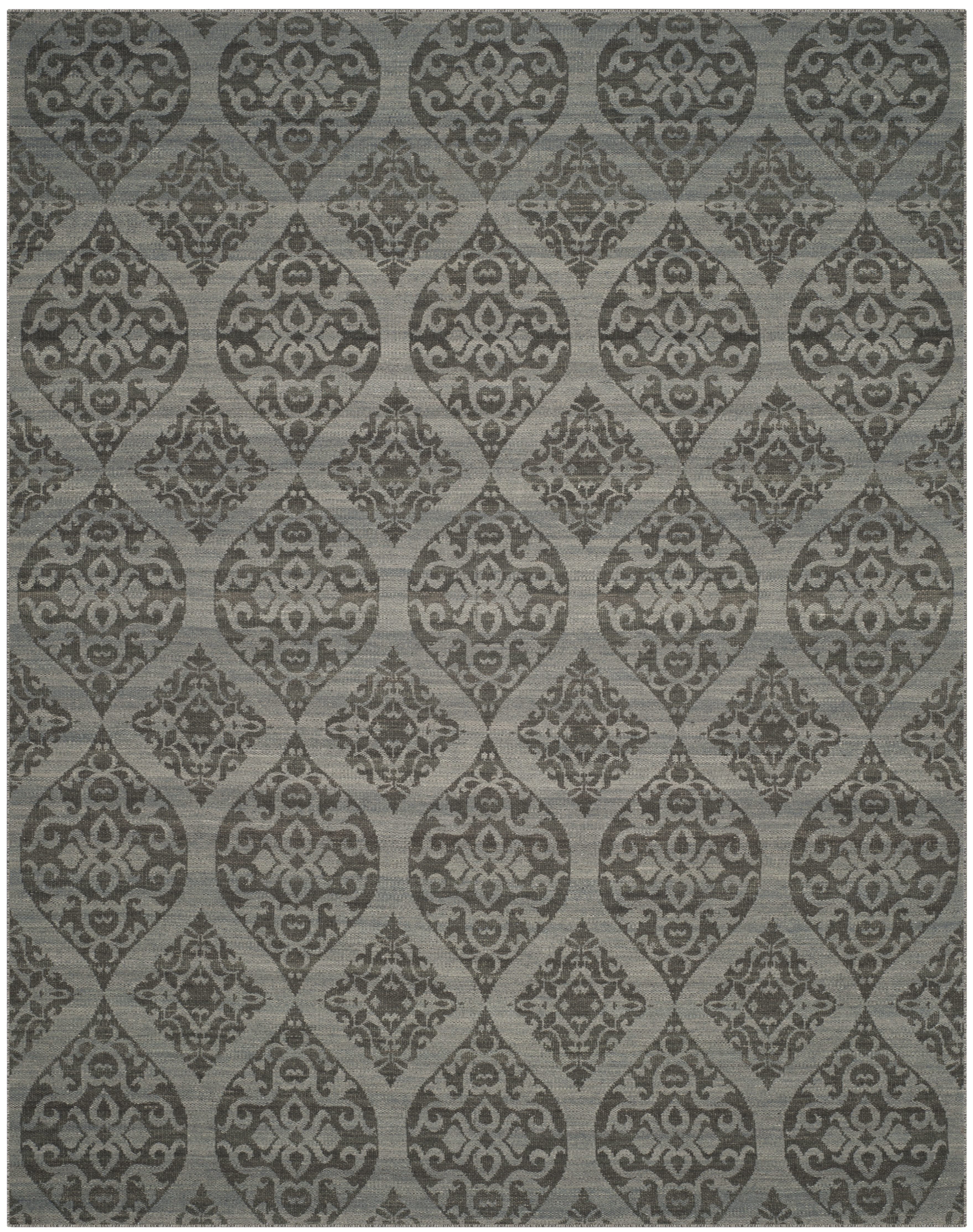 Arlo Home Hand Woven Area Rug, KLM224A, Grey/Dark Grey,  8' X 10' - Image 0