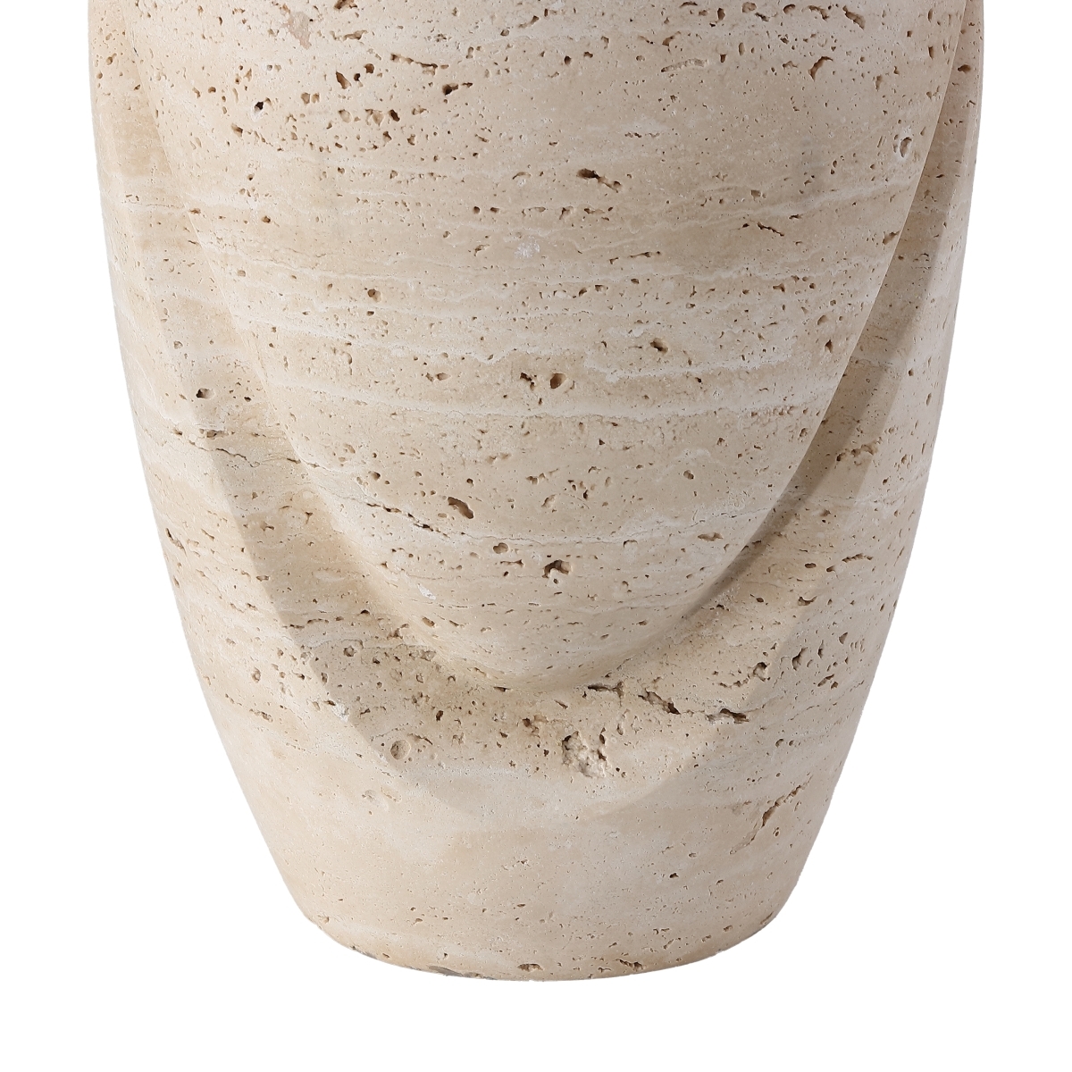 Safavieh Couture Janette Travertine Table Lamp - Travertine/White - Image 4