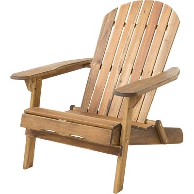 Kalicki Solid Wood Folding Adirondack Chair - Image 0