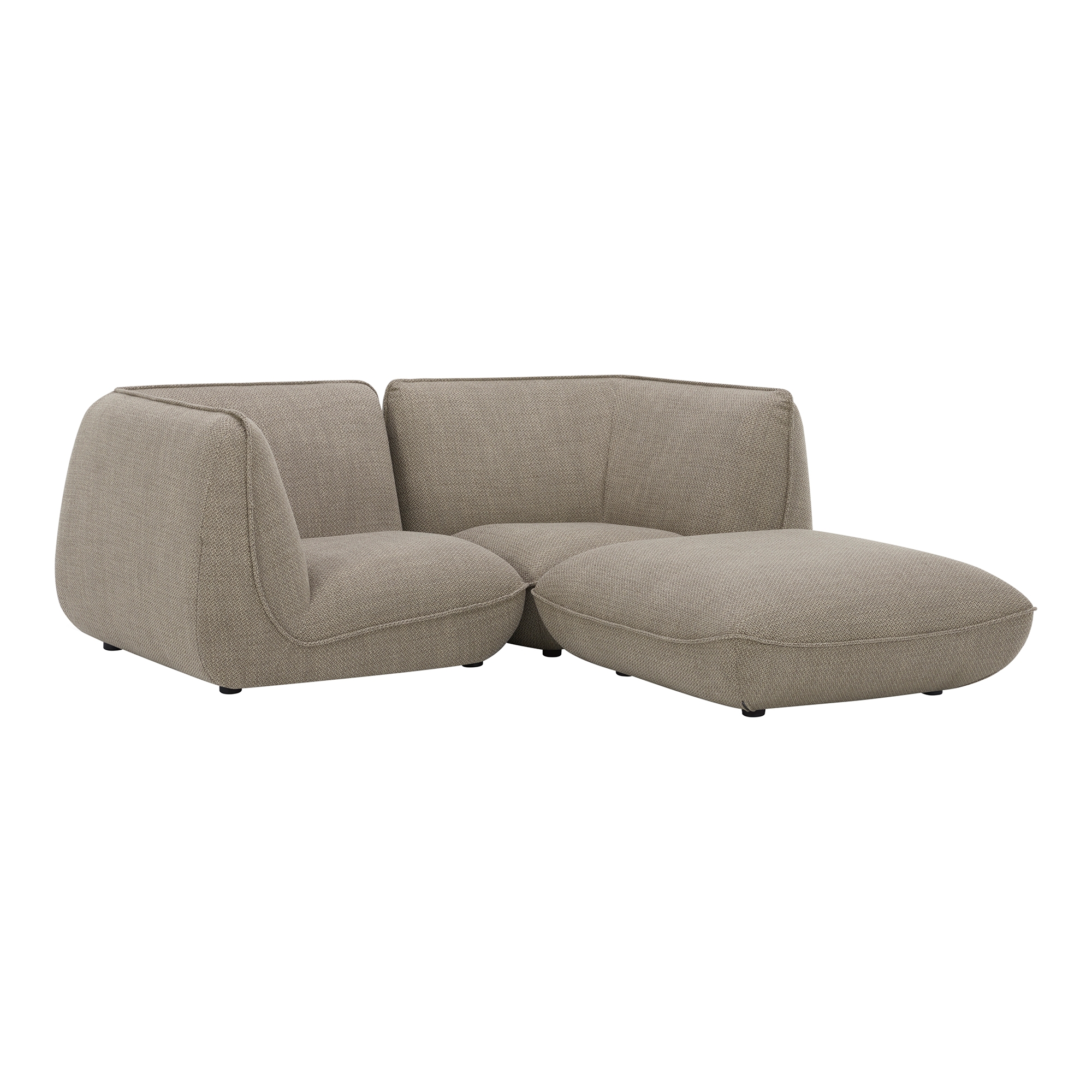 Zeppelin Nook Modular Sectional Speckled Pumice - Image 1