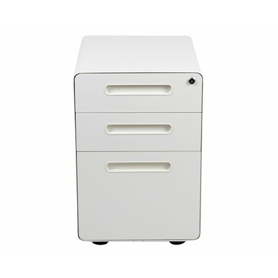 3-Drawer Mobile Vertical Filing Cabinet - Image 0