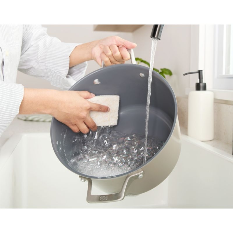 Calphalon ® Ceramic Non-Stick Taupe 7-Qt. Dutch Oven - Image 3