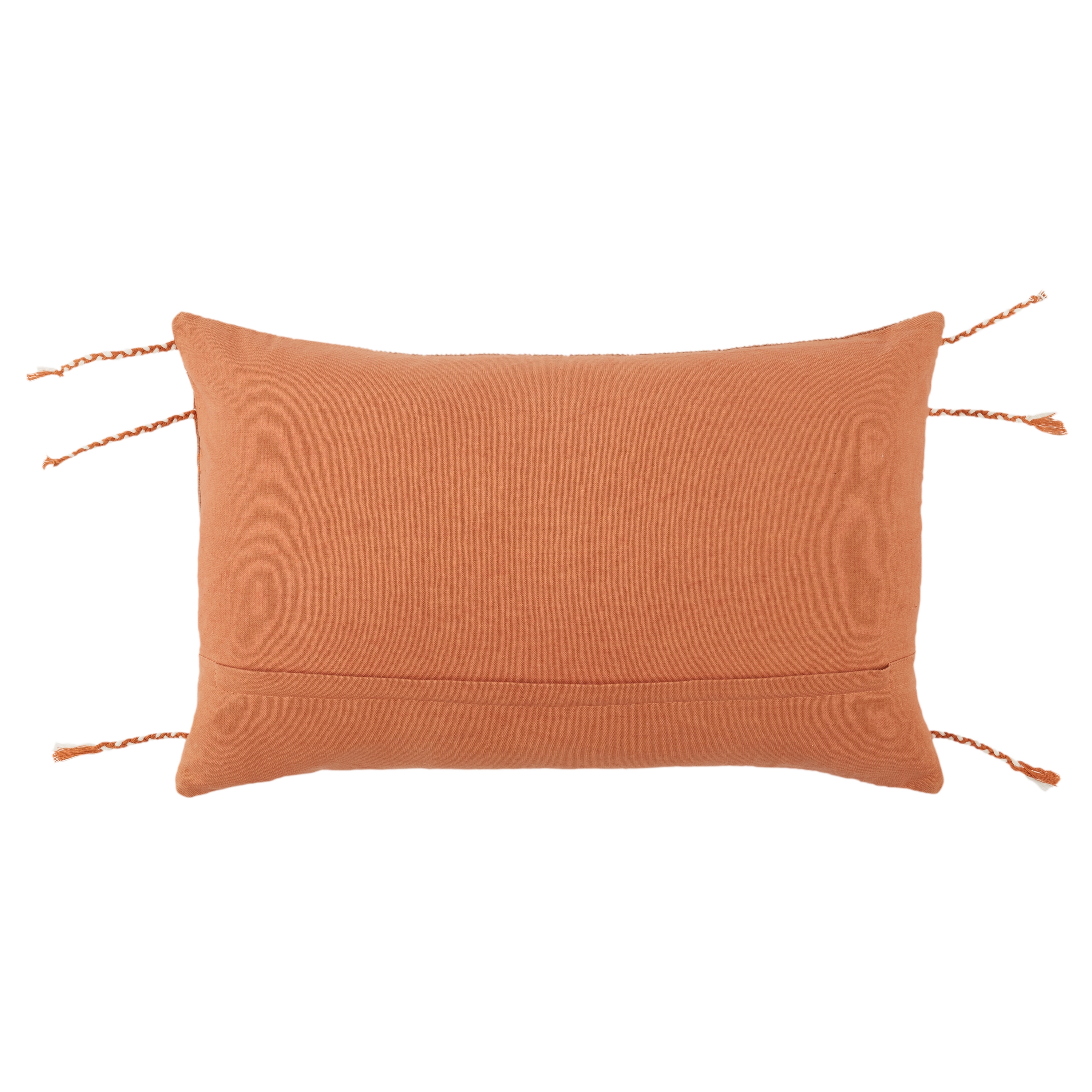 Bohdi Lumbar Pillow, Terracotta, 21" x 13" - Image 1