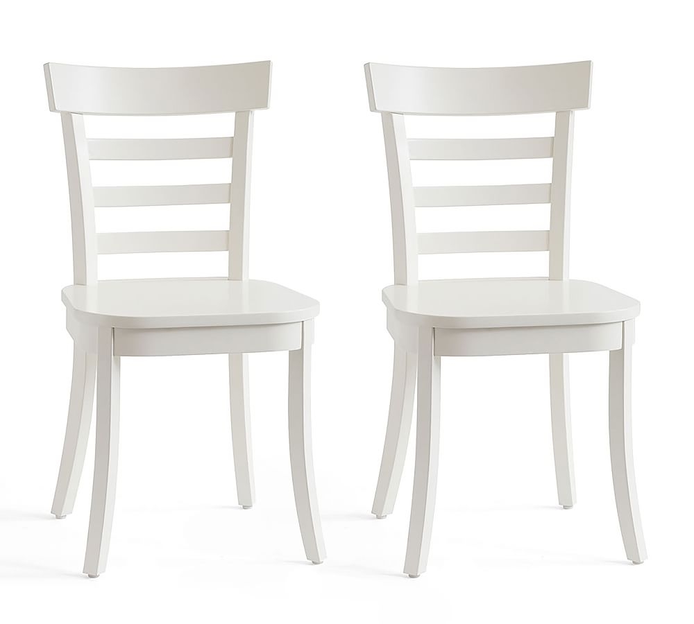 Liam Dining Side Chair, Antique White, Set of 2 - Image 0