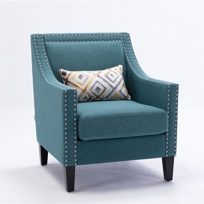 Asiran 26.7" W Linen Armchair - Image 0