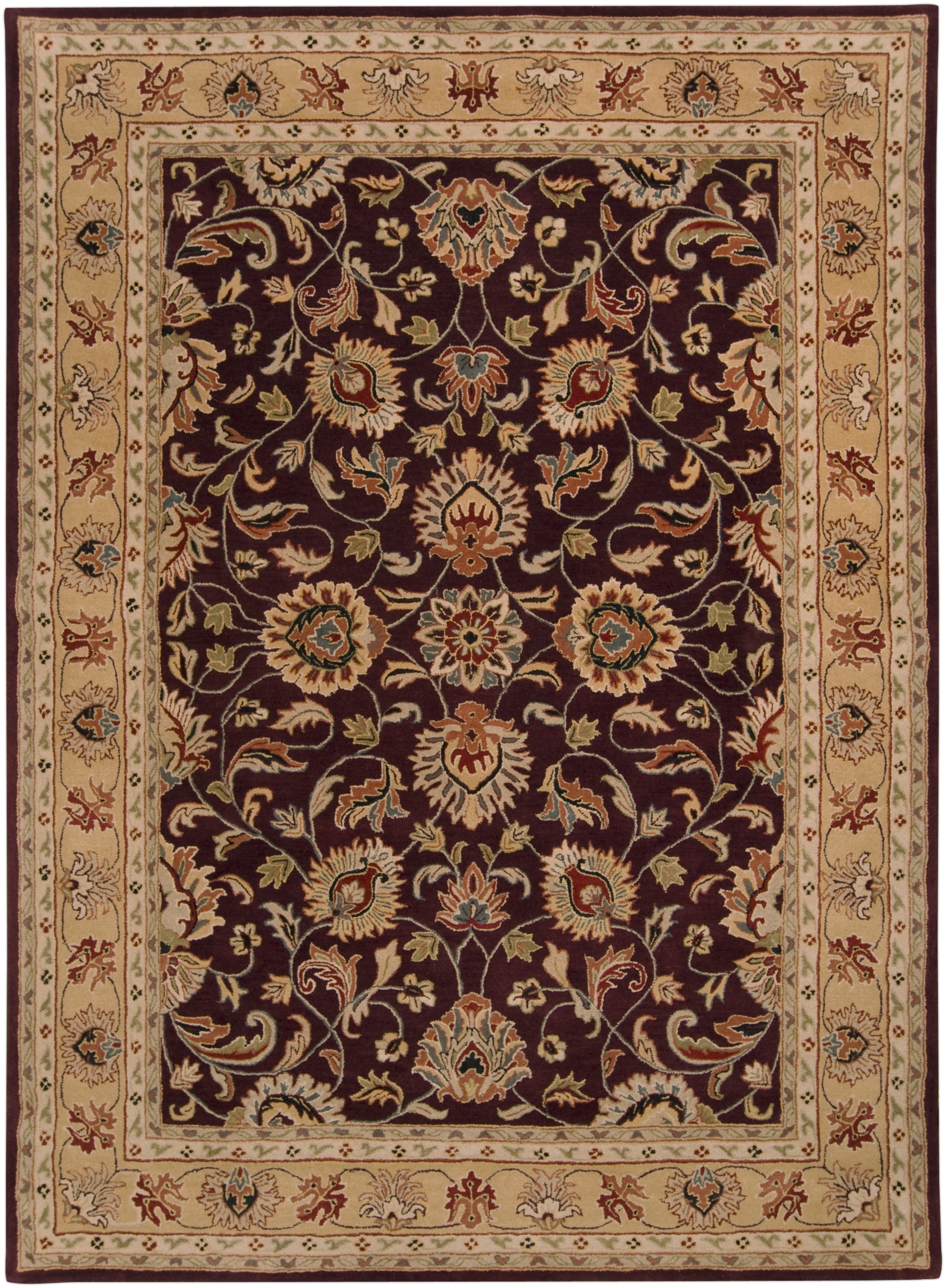 Caesar Brown Indoor 7'6" x 9'6" Handmade Rug - Image 0