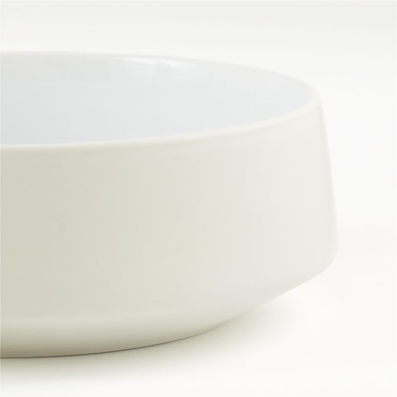 Tour White Porcelain Cereal Bowls, Set of 8 - Image 4
