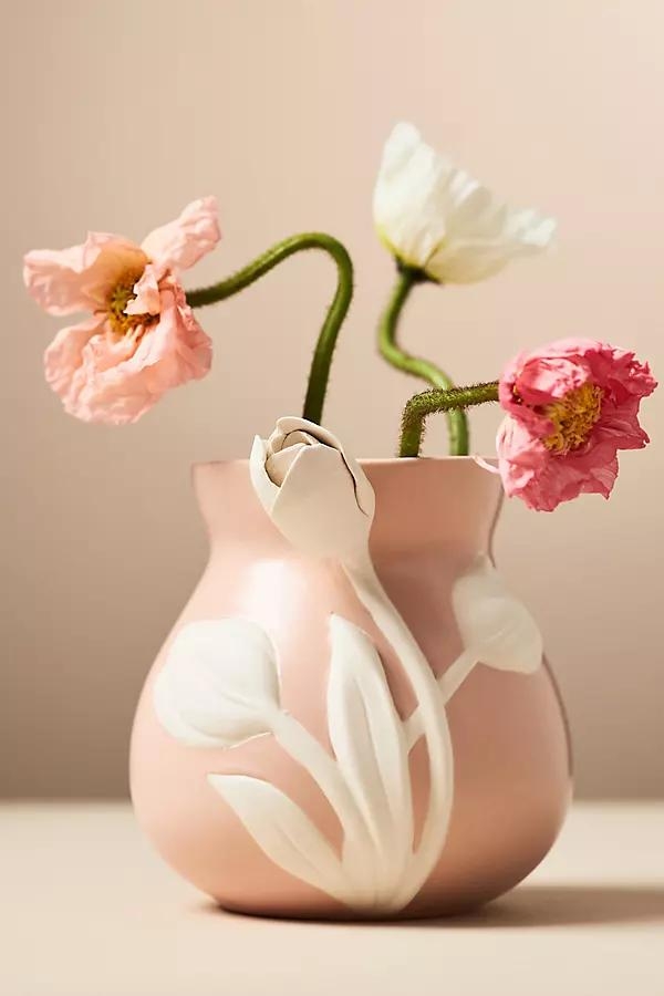 Tulip 3D Stoneware Vase - Image 0