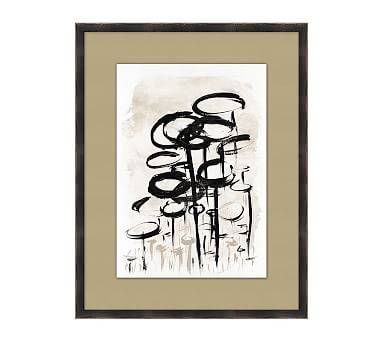 Nature Abstract 3 Framed Matted Print, 21.25" x 27.25" - Image 0