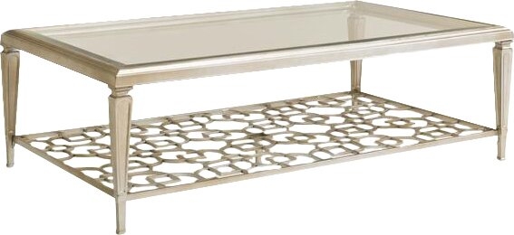 Caracole Classic Socialite Rectangular Coffee Table - Image 0