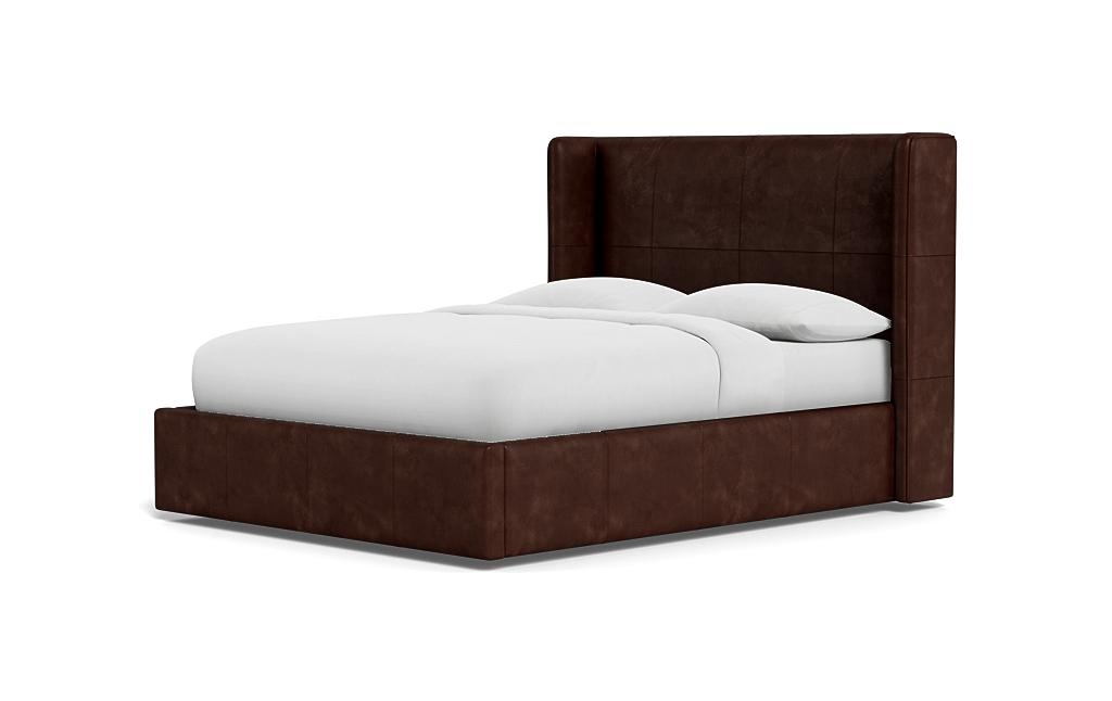 Graham Leather Upholstered Bed with Storage Option - Image 2