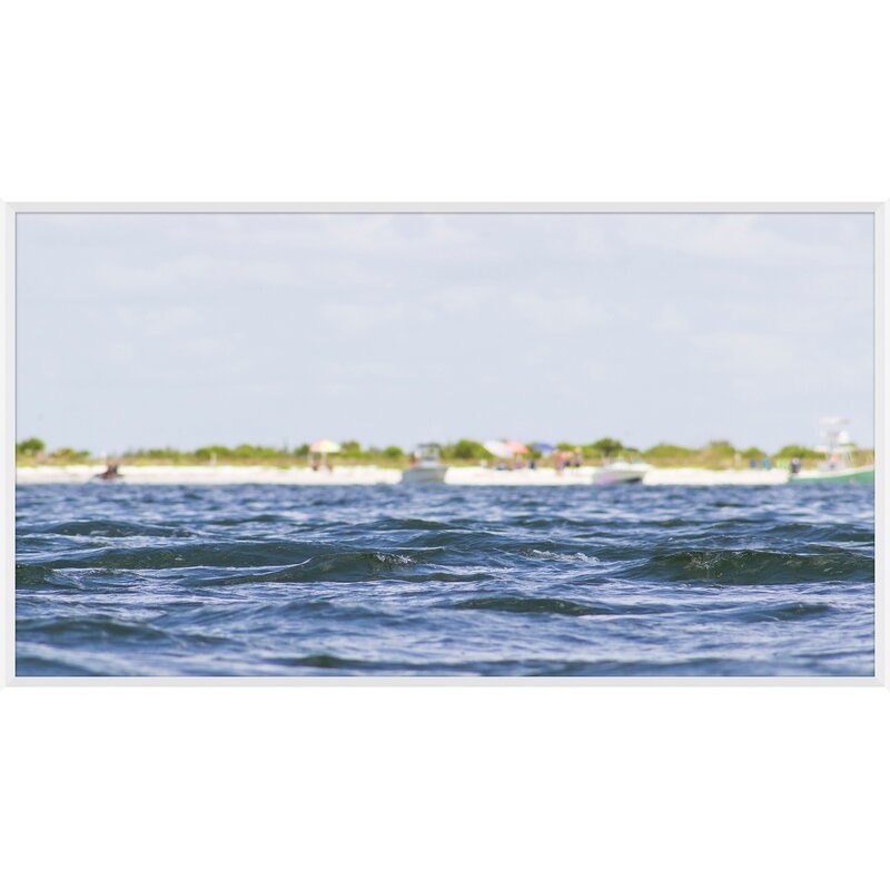 Soicher Marin Boats on the Beach from Water - Picture Frame Photograph Print on Paper - Image 0