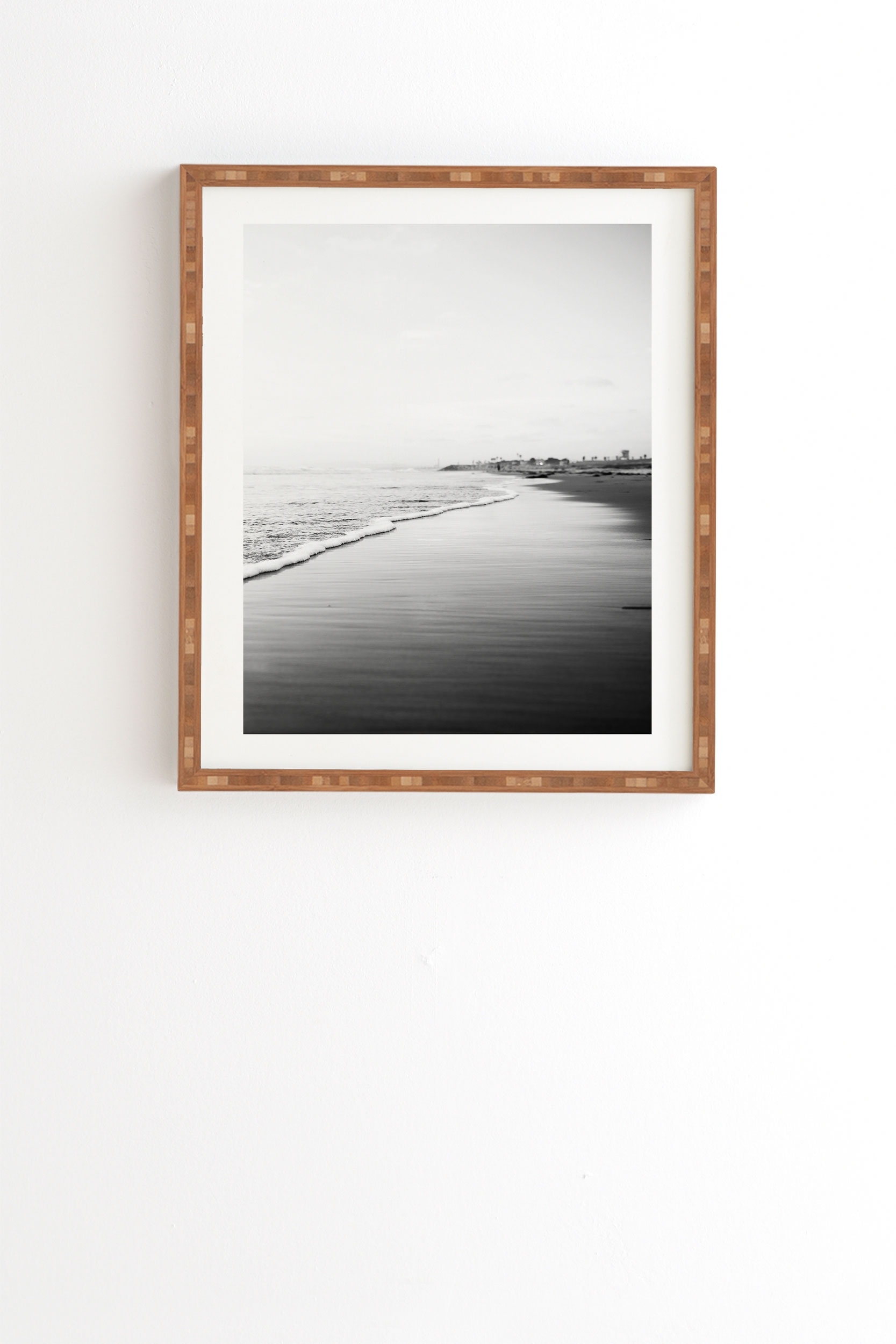 Changing Tides by Bree Madden - Framed Wall Art Bamboo 20" x 20" - Image 0