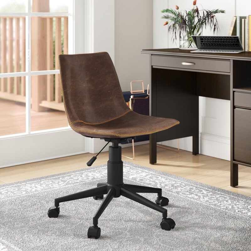 Alina Task Chair, Antique Brown - Image 1