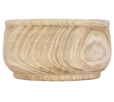 Decorative Paulownia Wood Bowl - Image 0